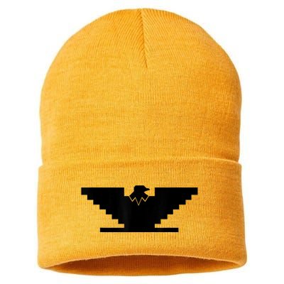 United Farm Workers UFW Huelga Bird Chicano Labor Union Sustainable Knit Beanie