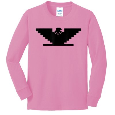 United Farm Workers UFW Huelga Bird Chicano Labor Union Kids Long Sleeve Shirt