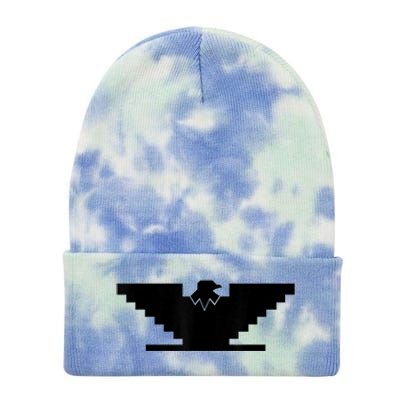 United Farm Workers UFW Huelga Bird Chicano Labor Union Tie Dye 12in Knit Beanie