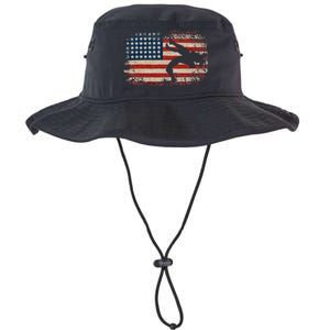 Usa Flag Wrestling American Flag Wrestling Wrestle Gift Legacy Cool Fit Booney Bucket Hat