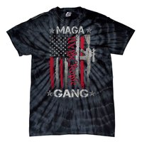 Us Flag We The People Maga Gang Pro Trump Support Tie-Dye T-Shirt