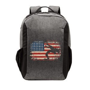 Usa Flag Wrestling American Flag Wrestling Wrestle Gift  Vector Backpack