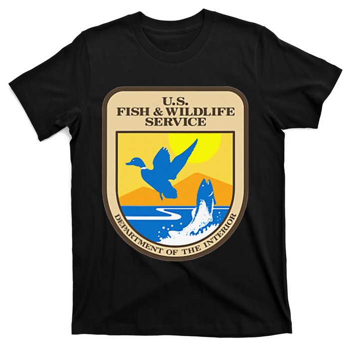 US Fish & Wildlife Service Wild Game Fishing Hunting T-Shirt