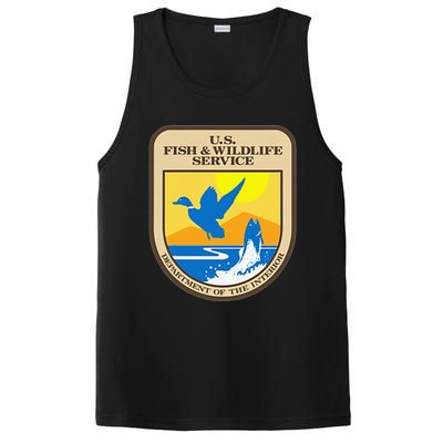 US Fish & Wildlife Service Wild Game Fishing Hunting PosiCharge Competitor Tank