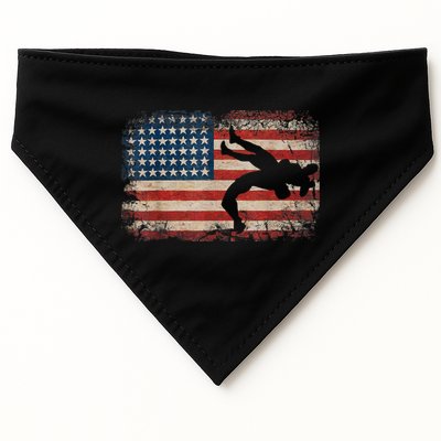 Usa Flag Wrestling American Flag Wrestling Wrestle USA-Made Doggie Bandana