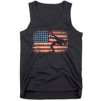 Usa Flag Wrestling American Flag Wrestling Wrestle Tank Top