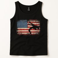 Usa Flag Wrestling American Flag Wrestling Wrestle Tank Top
