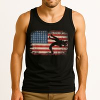 Usa Flag Wrestling American Flag Wrestling Wrestle Tank Top