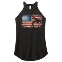 Usa Flag Wrestling American Flag Wrestling Wrestle Gift TShirt Women's Perfect Tri Rocker Tank