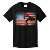 Usa Flag Wrestling American Flag Wrestling Wrestle Gift TShirt Kids T-Shirt