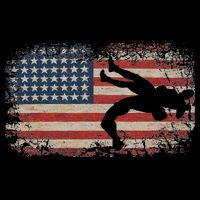 Usa Flag Wrestling American Flag Wrestling Wrestle Gift Backpack