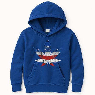 Usa Flag Weed Leaf Fourth Of July American Flag Marijuana Gift Kids Hoodie