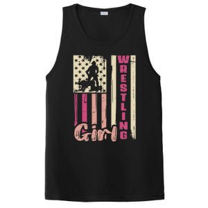 Us Flag Wrestling Girl Girl Wrestler PosiCharge Competitor Tank