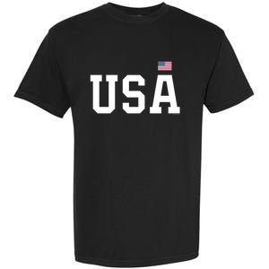 Usa Gift And Patriotic American Flag Unisex Gift Garment-Dyed Heavyweight T-Shirt