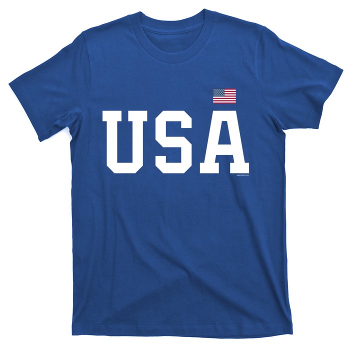 Usa Gift And Patriotic American Flag Unisex Gift T-Shirt