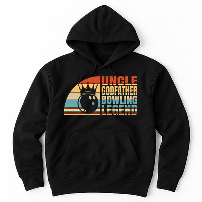 Uncle Godfather And Bowling Legend Bowling Uncle Gift Hoodie
