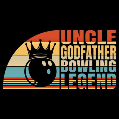 Uncle Godfather And Bowling Legend Bowling Uncle Gift T-Shirt