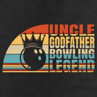 Uncle Godfather And Bowling Legend Bowling Uncle Gift Adult Drive Performance Visor