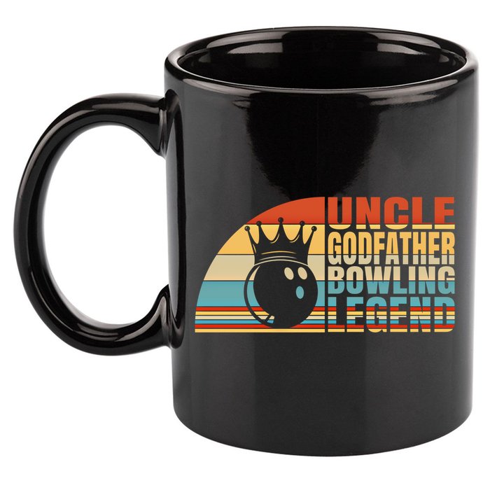 Uncle Godfather And Bowling Legend Bowling Uncle Gift 11oz C Handle Ceramic Mug