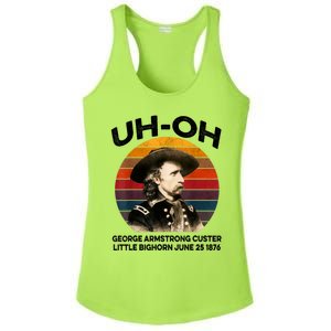 Uhoh George Armstrong Custer Little Bighorn June 25 1876 Ladies PosiCharge Competitor Racerback Tank