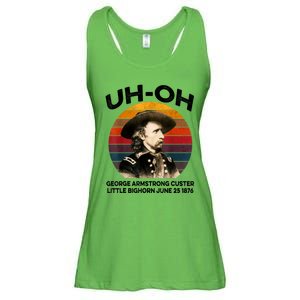 Uhoh George Armstrong Custer Little Bighorn June 25 1876 Ladies Essential Flowy Tank