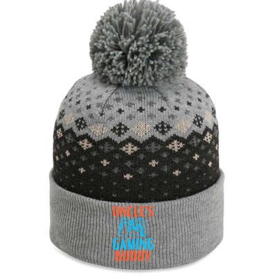 Uncles Gaming Buddy Niece Nephew Family Brother Gamer Uncle Gift The Baniff Cuffed Pom Beanie