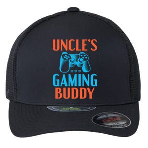 Uncles Gaming Buddy Niece Nephew Family Brother Gamer Uncle Gift Flexfit Unipanel Trucker Cap