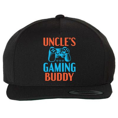 Uncles Gaming Buddy Niece Nephew Family Brother Gamer Uncle Gift Wool Snapback Cap