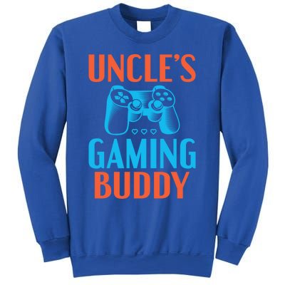 Uncles Gaming Buddy Niece Nephew Family Brother Gamer Uncle Gift Sweatshirt