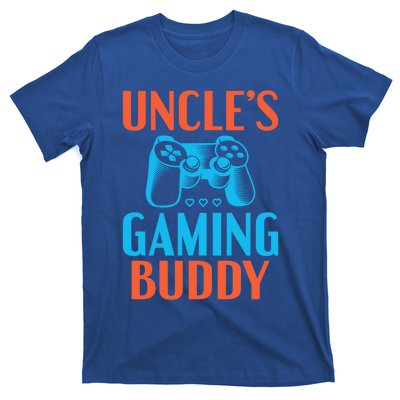 Uncles Gaming Buddy Niece Nephew Family Brother Gamer Uncle Gift T-Shirt