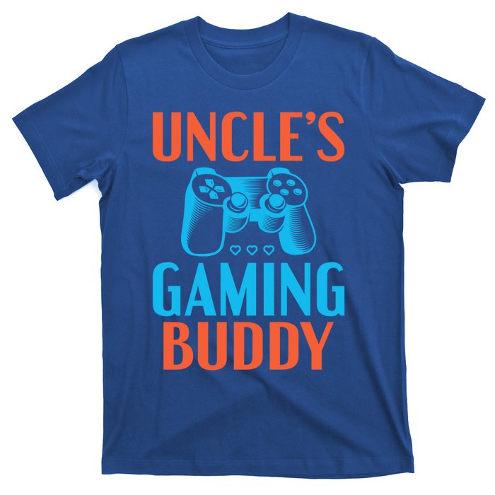 Uncles Gaming Buddy Niece Nephew Family Brother Gamer Uncle Gift T-Shirt