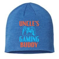 Uncles Gaming Buddy Niece Nephew Family Brother Gamer Uncle Gift Sustainable Beanie