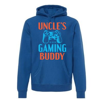 Uncles Gaming Buddy Niece Nephew Family Brother Gamer Uncle Gift Premium Hoodie