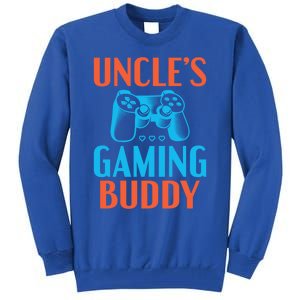 Uncles Gaming Buddy Niece Nephew Family Brother Gamer Uncle Gift Tall Sweatshirt