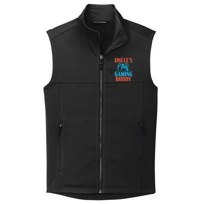 Uncles Gaming Buddy Niece Nephew Family Brother Gamer Uncle Gift Collective Smooth Fleece Vest