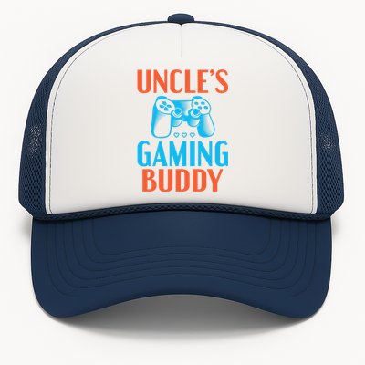 Uncles Gaming Buddy Niece Nephew Family Brother Gamer Uncle Gift Trucker Hat