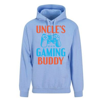 Uncles Gaming Buddy Niece Nephew Family Brother Gamer Uncle Gift Unisex Surf Hoodie