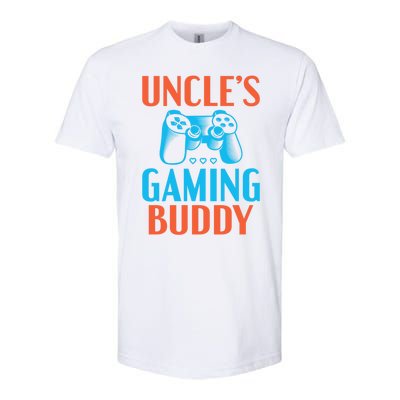 Uncles Gaming Buddy Niece Nephew Family Brother Gamer Uncle Gift Softstyle CVC T-Shirt