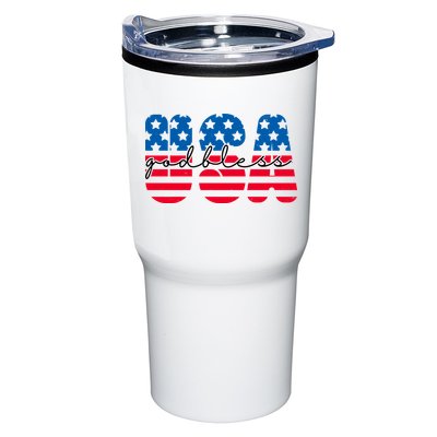 USA God Bless Patriot Celebration Tumbler