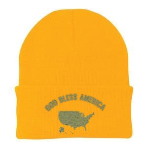 Usa God Bless America All 50 States Gift Knit Cap Winter Beanie