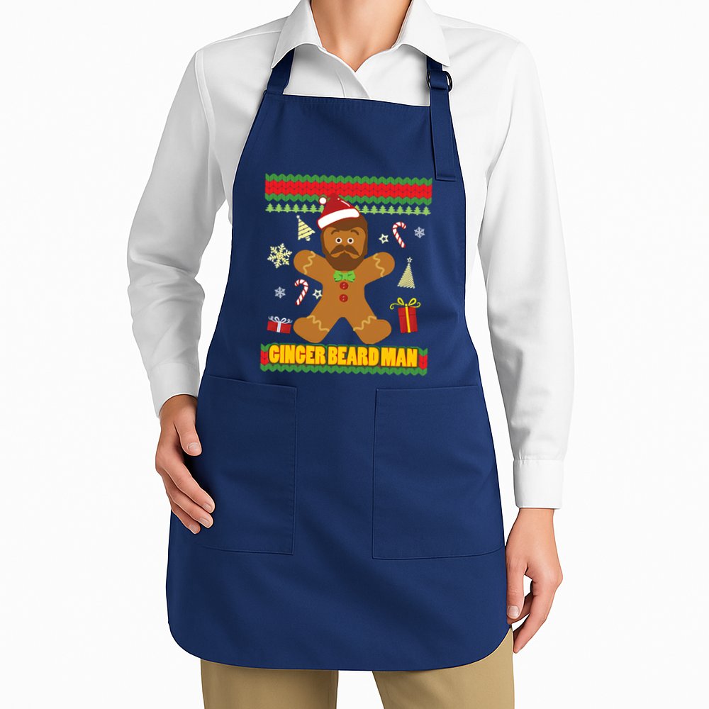 Ugly Ginger Beard Man Holiday Apron
