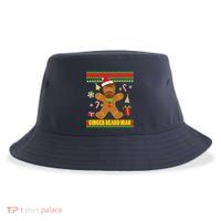Ugly Ginger Beard Man Holiday Sustainable Bucket Hat