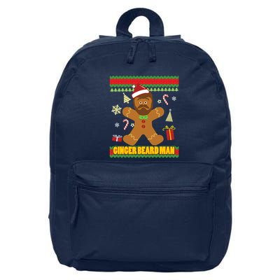 Ugly Ginger Beard Man Holiday 16 in Basic Backpack
