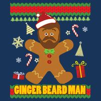 Ugly Ginger Beard Man Holiday Cooling Performance Long Sleeve Crew