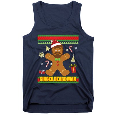 Ugly Ginger Beard Man Holiday Tank Top