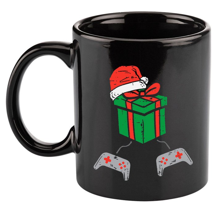 Ultimate Gaming Experience Festive Holiday Controller 11oz C Handle Ceramic Mug