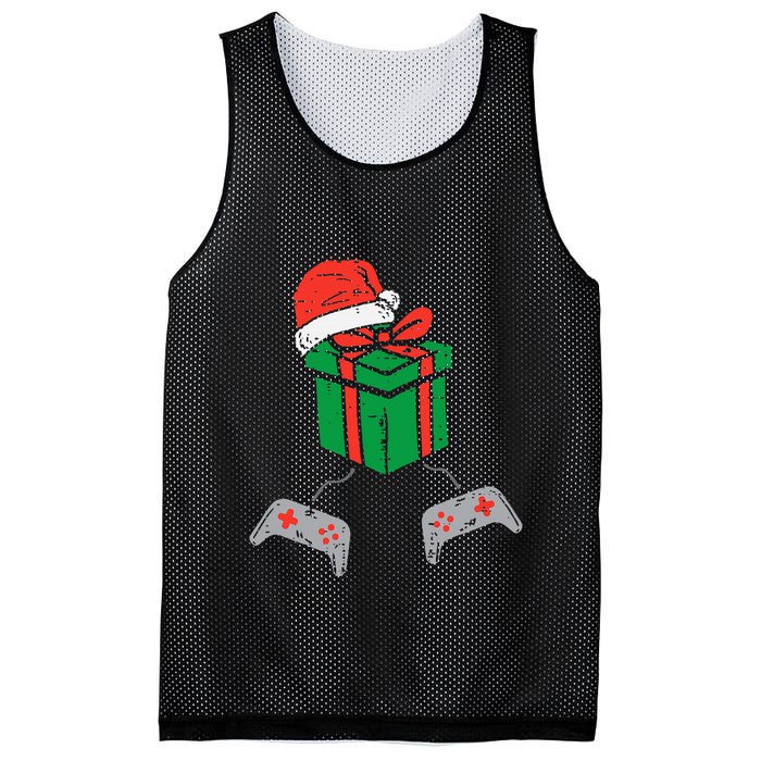 Ultimate Gaming Experience Festive Holiday Controller Mesh Reversible Basketball Jersey Tank