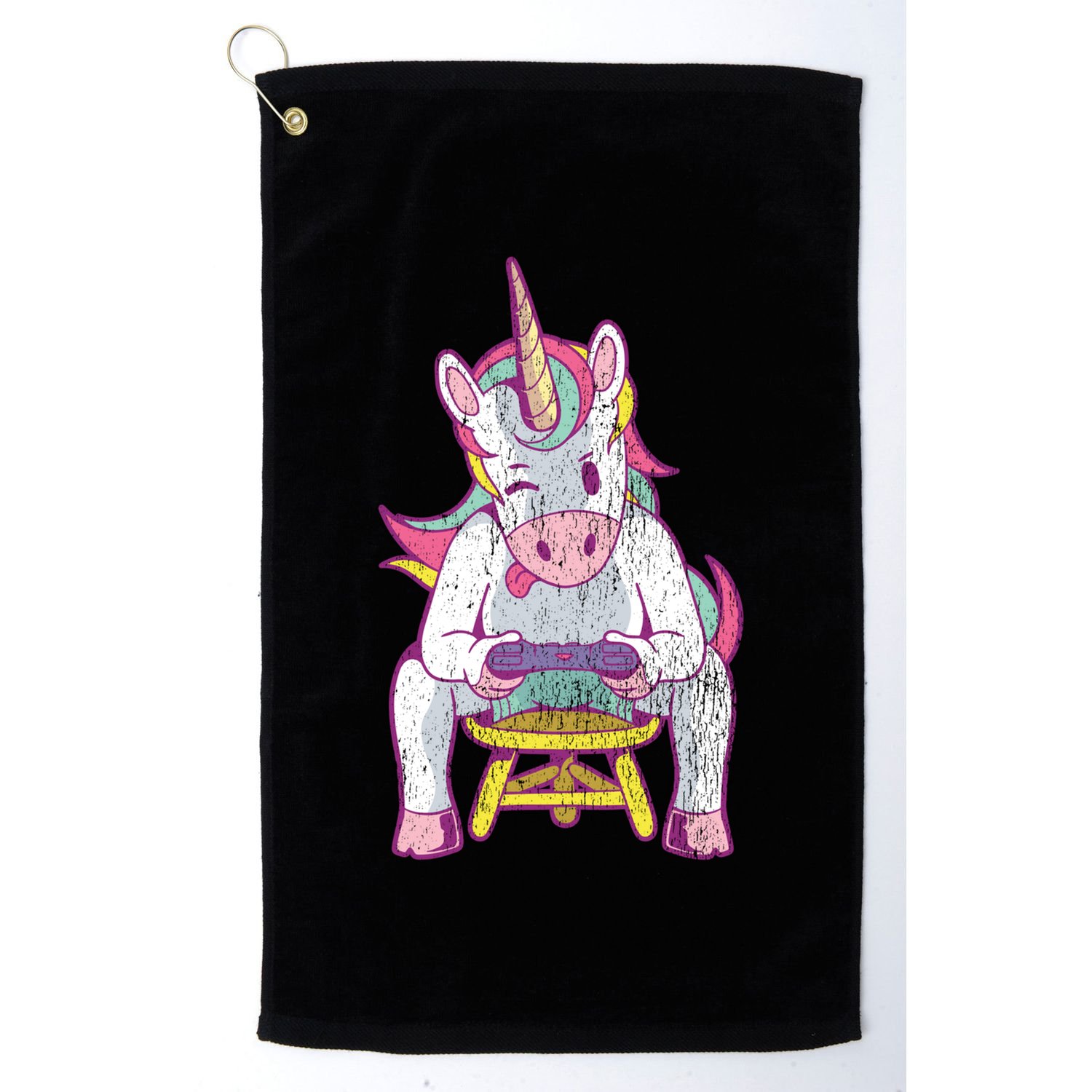 Unicorn Gift For Gamer Cute Gift Golf Towel