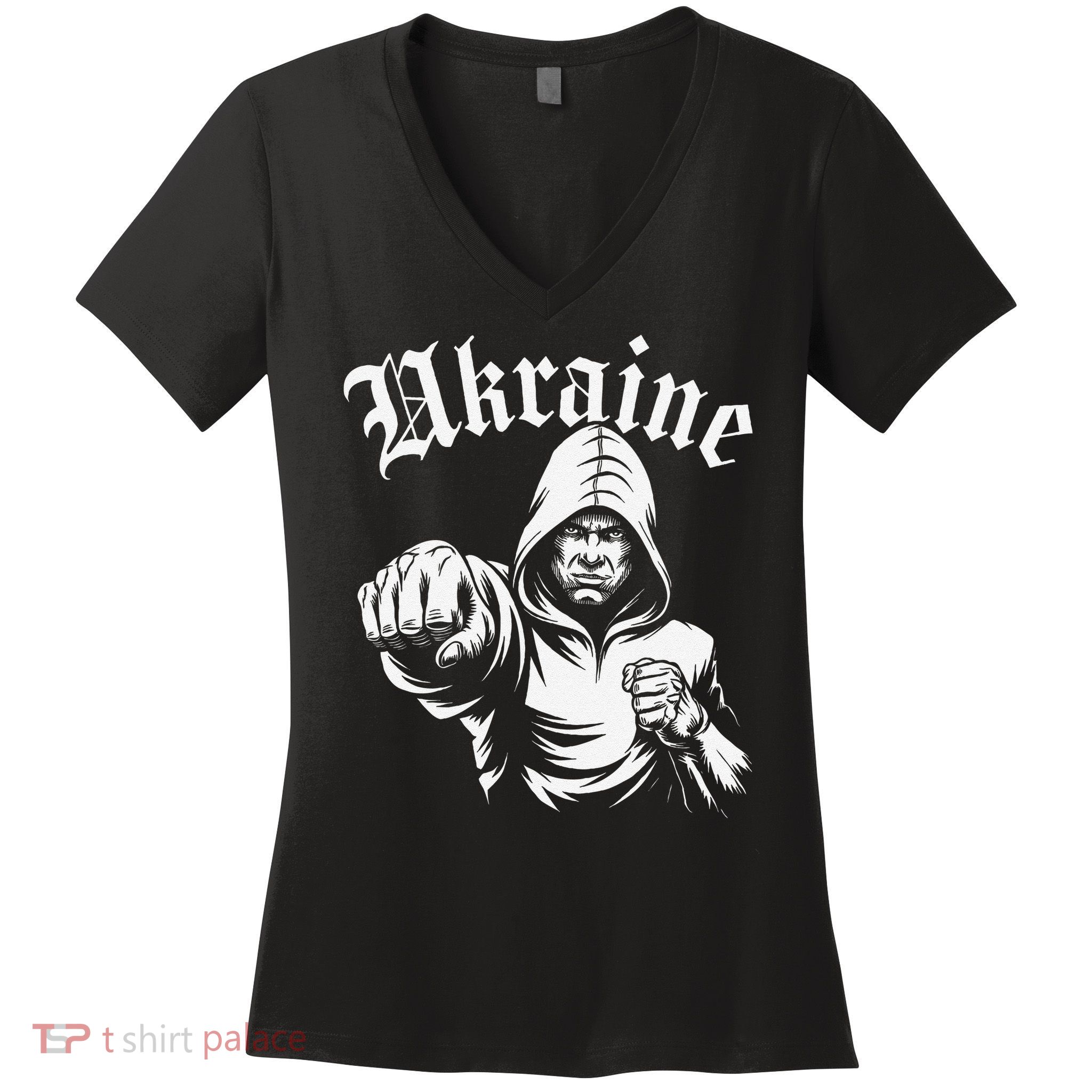 Ukraine Gift Flag Ukraini Kyiv Ukrainian Ukrajina Kyiv Women's V-Neck T-Shirt