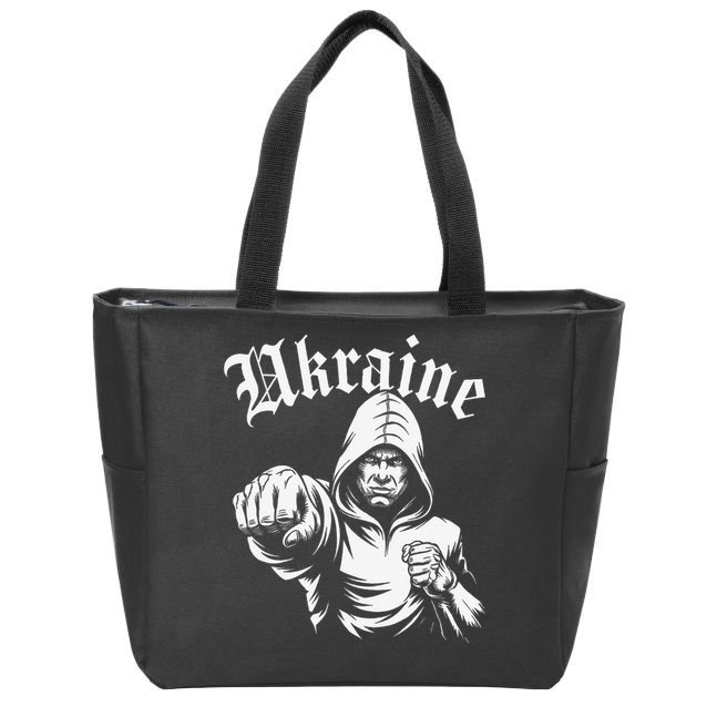 Ukraine Gift Flag Ukraini Kyiv Ukrainian Ukrajina Kyiv Zip Tote Bag